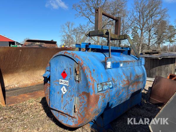 Dieseltank ABG 1500 liter