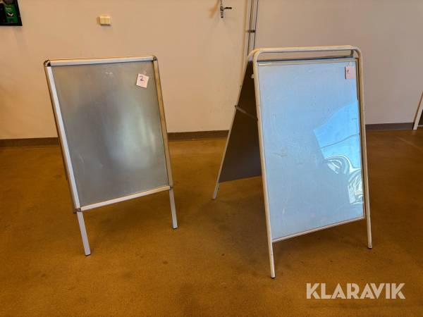 Trottoarpratare / Skyltställ 2st