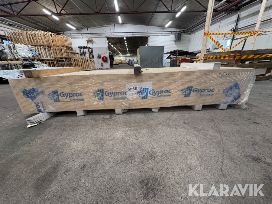 Gipsskivor GYPROC GHSE9 9.5mm