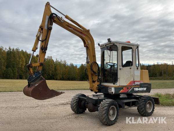 Hjulgrävare Yanmar YB401W Turbo