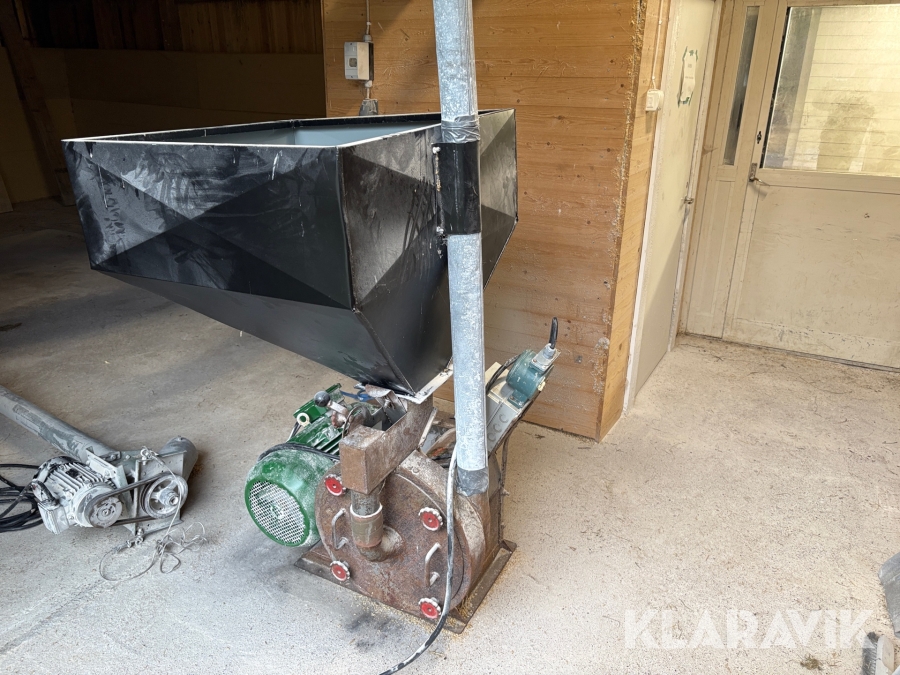 Spannmålskvarn/kross Skjold inkl cyklon