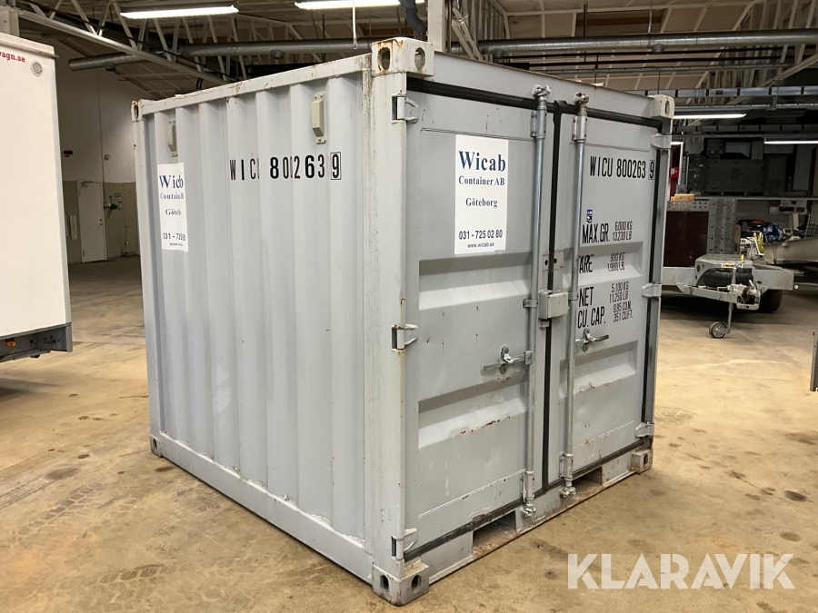 Isolerad container Wicab 8fot
