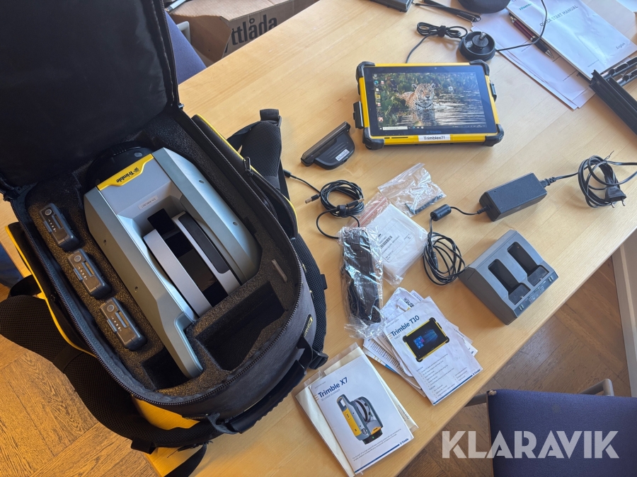 3D Laser scanner Trimble X7 med tablet