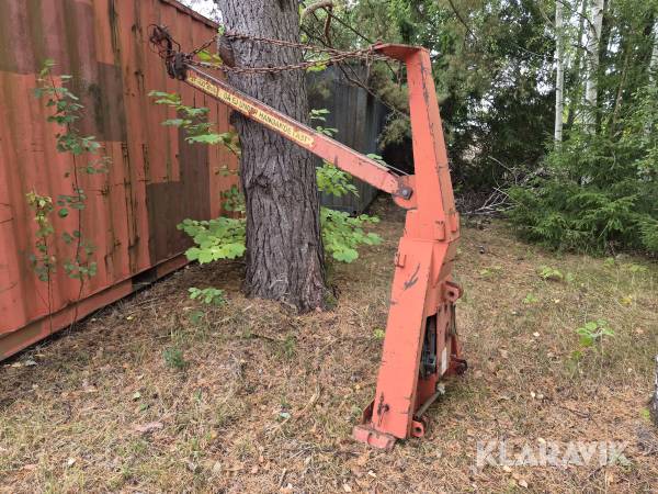 Vajerkran till traktor Normet VN 400 Trepunkt