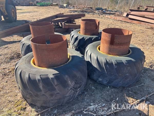 Dubbelmontage Trelleborg Twin 421 600/55-26.5 4st 