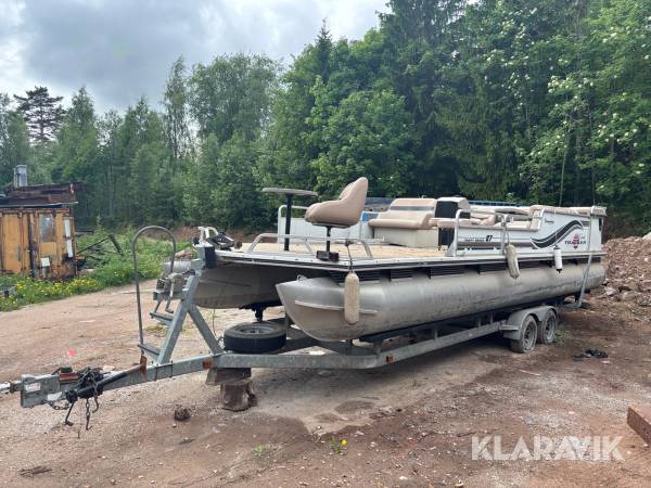 Pontonbåt Sun Tracker Party barge 27 med trailer