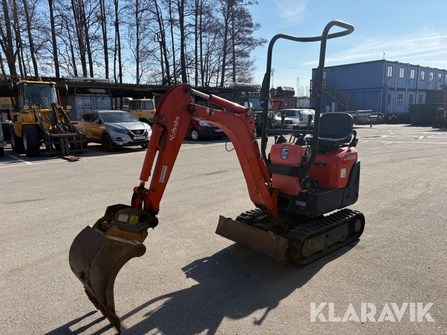 Grävmaskin Minigrävare Kubota K008-3