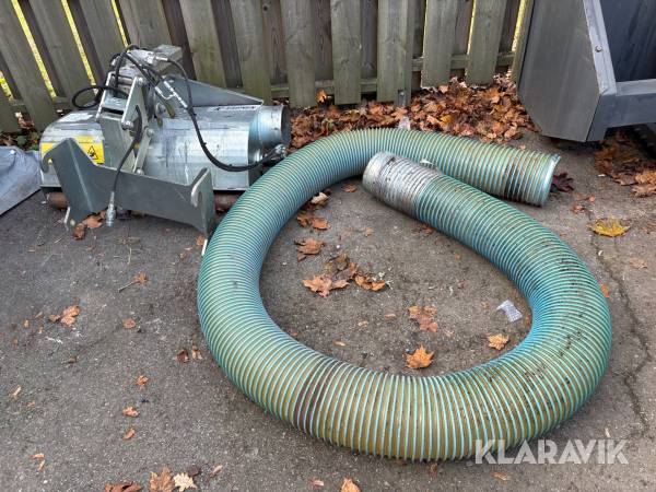 Frontmonterad lövborste K-vagnen