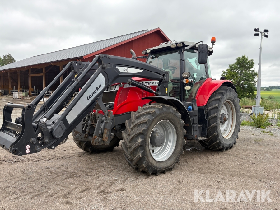 Traktor med lastare Massey Ferguson S7719