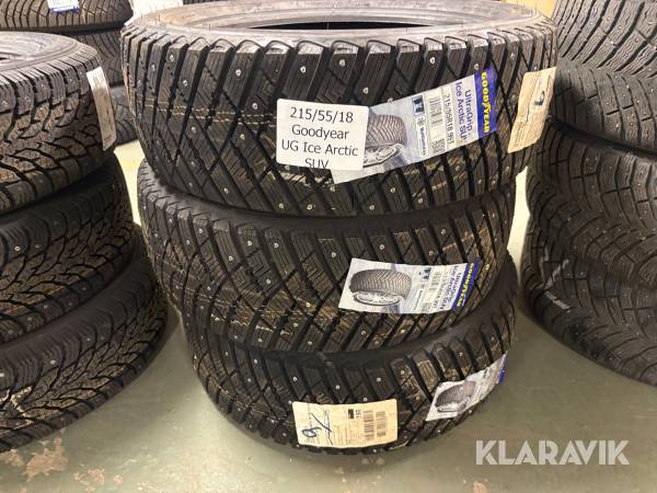 Vinterdäck Goodyear UG Ice Arctic SUV 215/55R18 3st