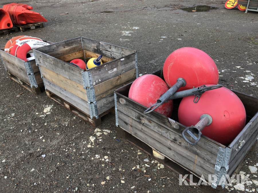 Flytboj och räddningsboj 3 pall