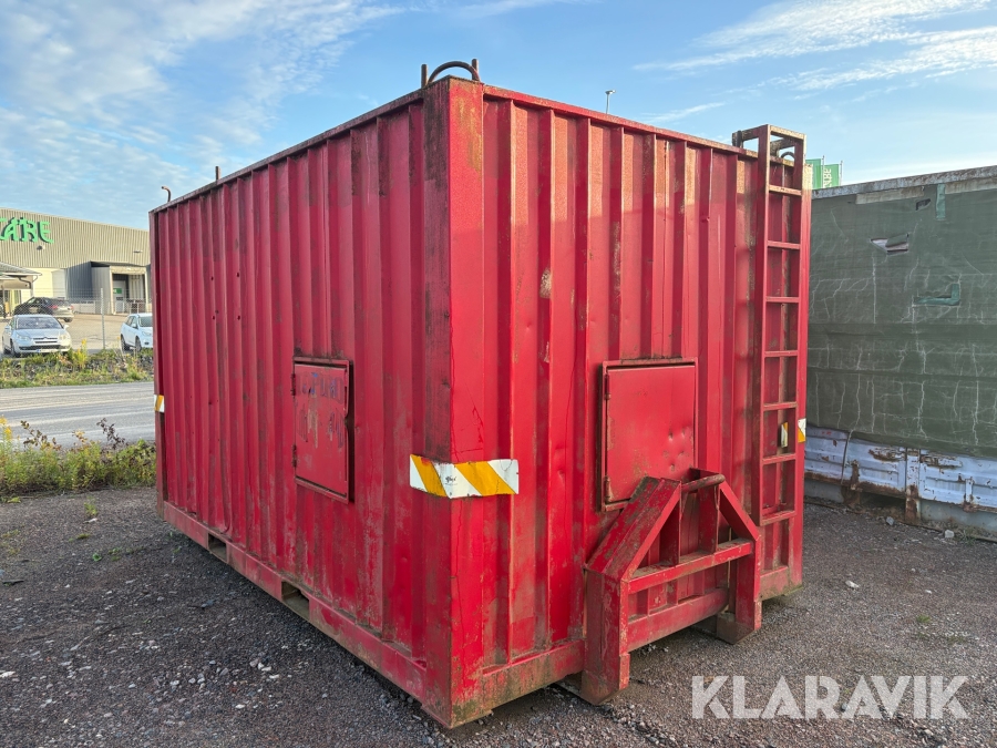 Container på Lastväxlarram