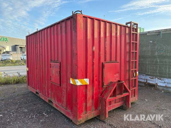 Container på Lastväxlarram