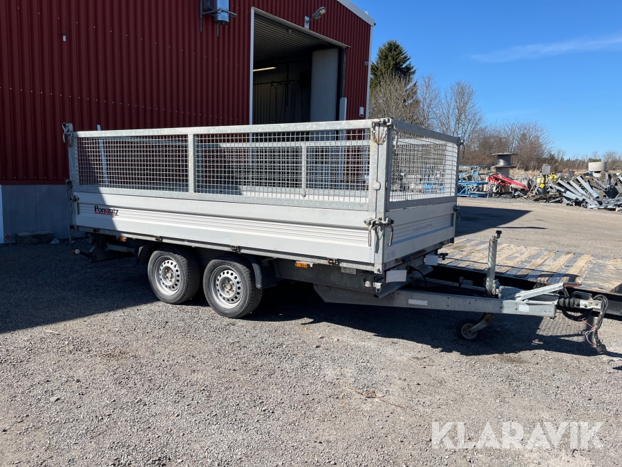 Släpvagn Pongratz 3-SK T 3 -vägstipp