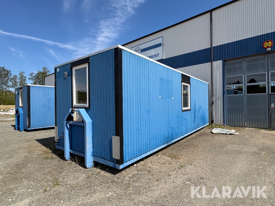 Personalvagn/ manskapbod på lastväxlarram
