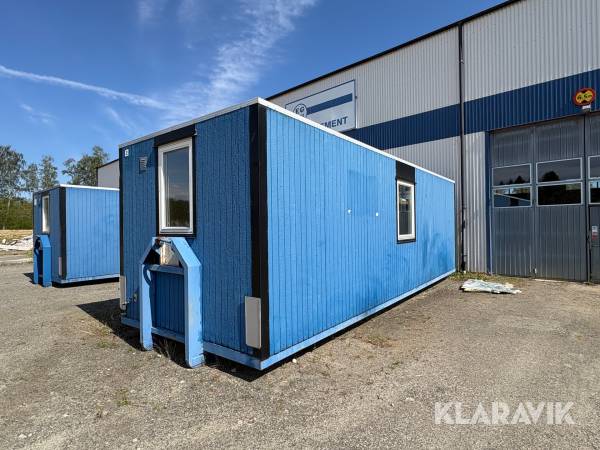 Personalvagn/ manskapbod på lastväxlarram