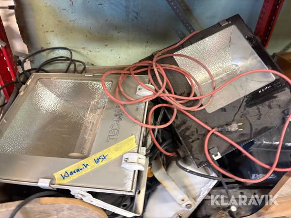 Bygglampor 10 st halogen