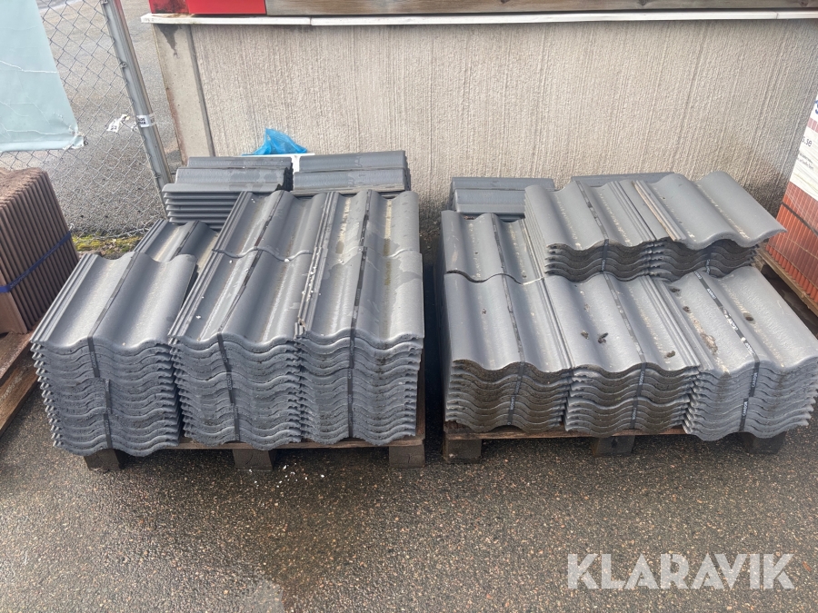 Takpannor Benders Candor mörkgrå 220st