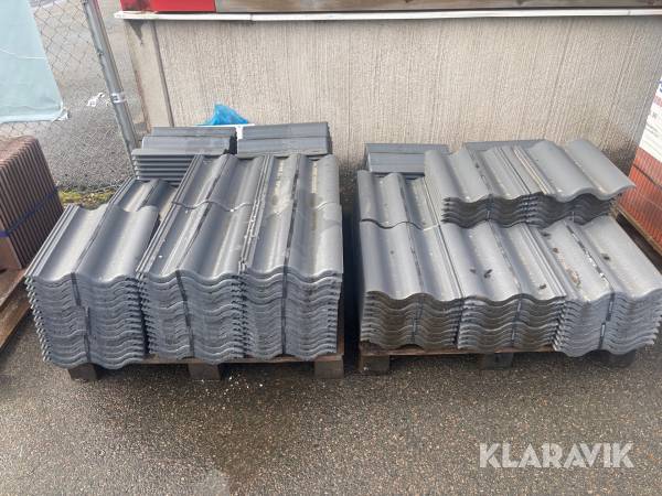 Takpannor Benders Candor mörkgrå 220st