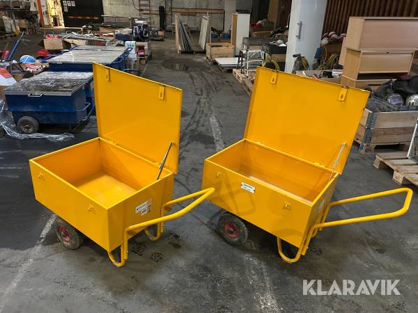 Verktygsvagnar Hörby Bruk 150 liter 2 st