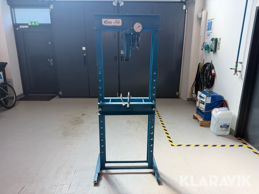 Verkstadspress Origo Hydraulic press 20-P 20 Ton