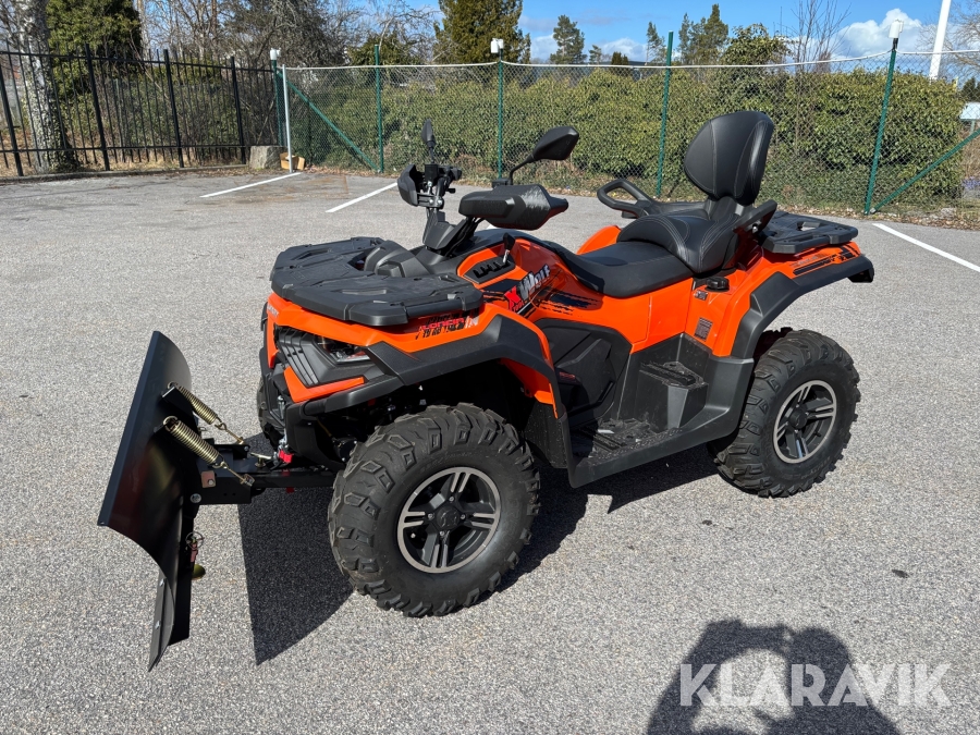 ATV Loncin XWolf 700L med plog