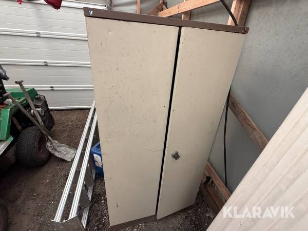 Förvaringsskåp i metall 2 st
