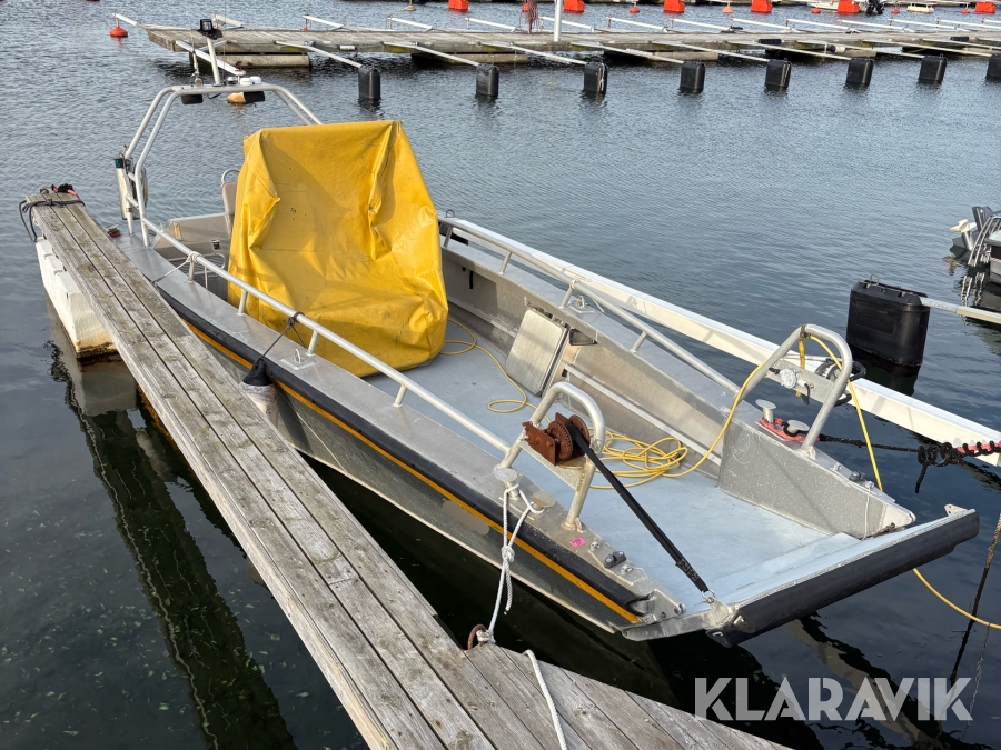 Aluminiumbåt Anytec 650 BR med landgång
