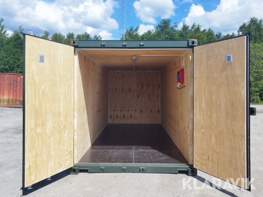 Container Oneway CX25-20EWLR 20fot / Isolerad / Elcentral / Belysning