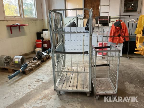 Burvagnar på hjul 2st