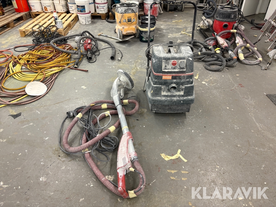 Slipgiraff Flex med dammsugare