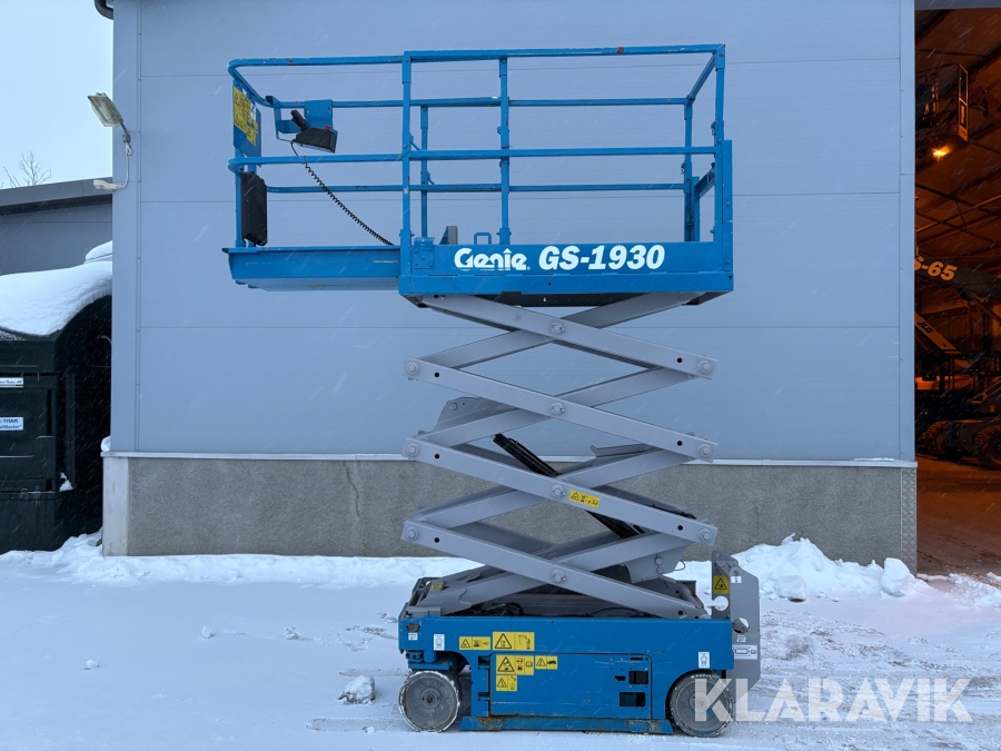Saxlift Genie GS-1930 nya batterier