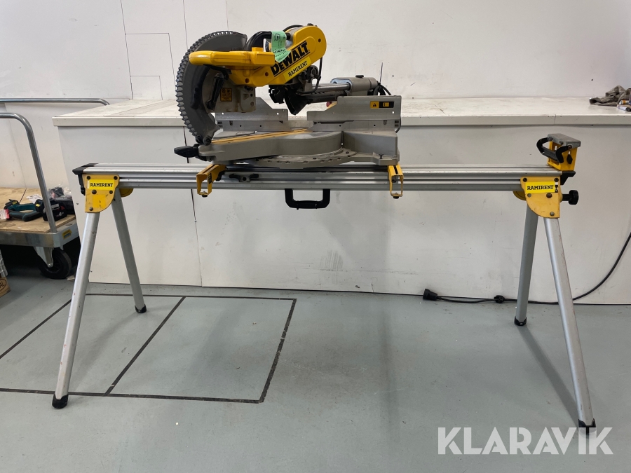 Kap & gersåg och sågbord DeWalt DWS780 + DE7023