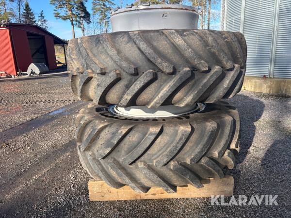 Dubbelmontage Michelin Axiobib 710/75R42