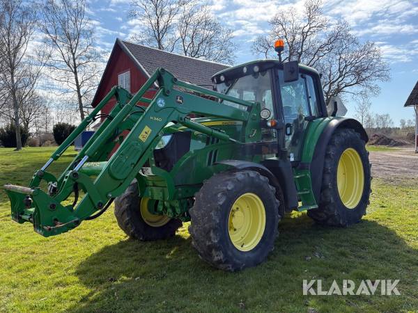 Traktor John Deere 6125M med lastare