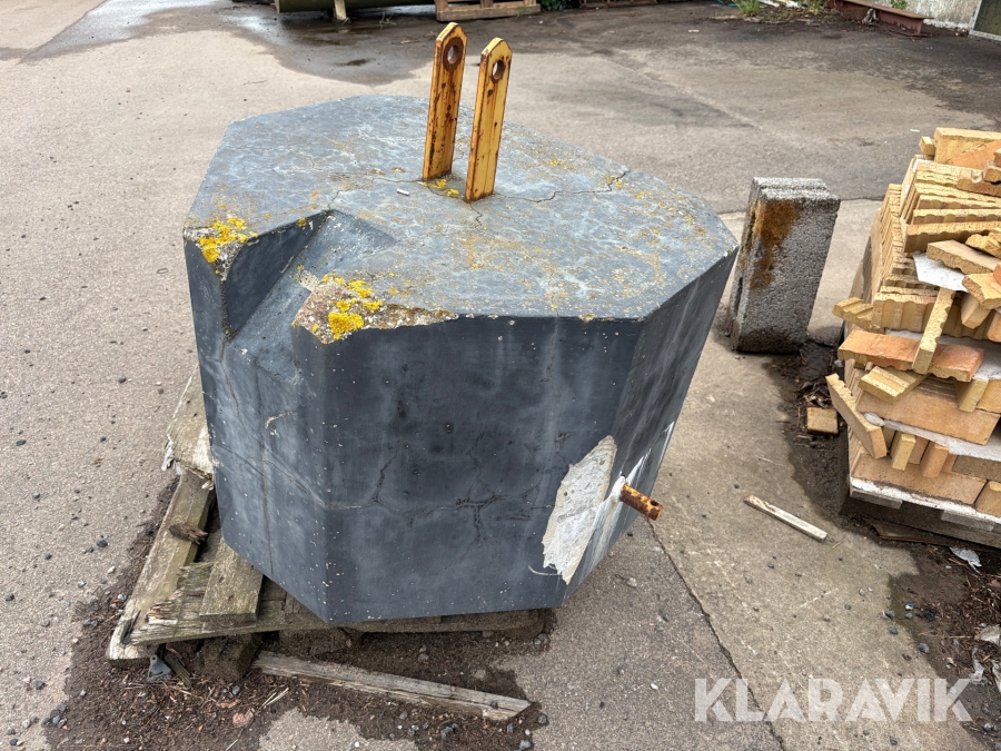 Extravikt med trepunktsfäste