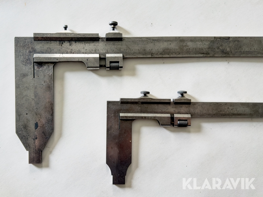 Verkstadsskjutmått SOMET 1000 mm och 600 mm, 2 st Somet