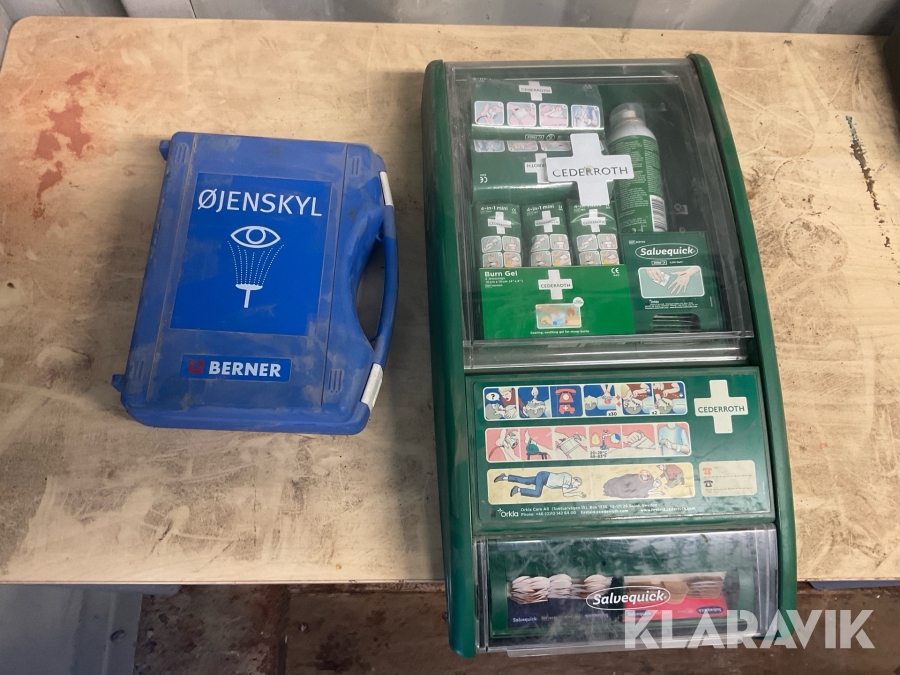 Första hjälpen utrustning Cederroth / Berner