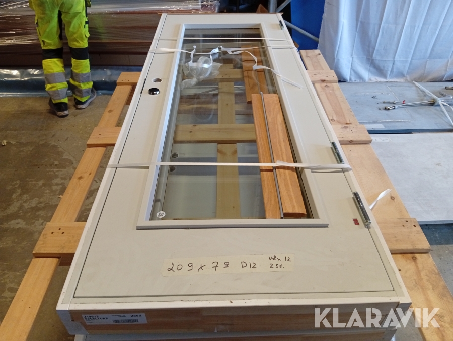 Innerdörrar glas 2st