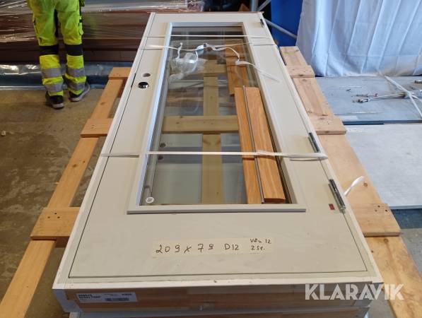 Innerdörrar glas 2st