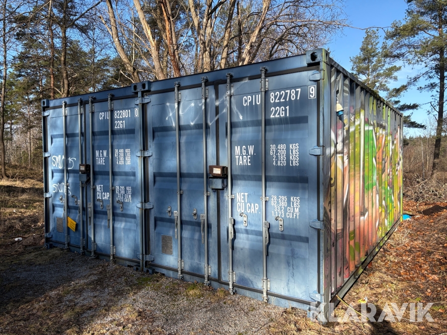Container 20ft dubbelmonterad