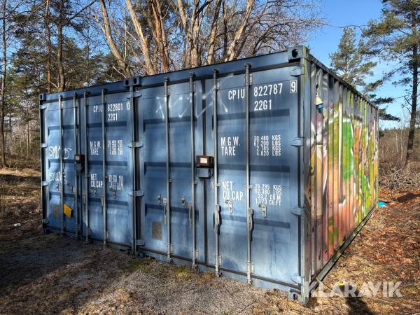 Container 20ft dubbelmonterad