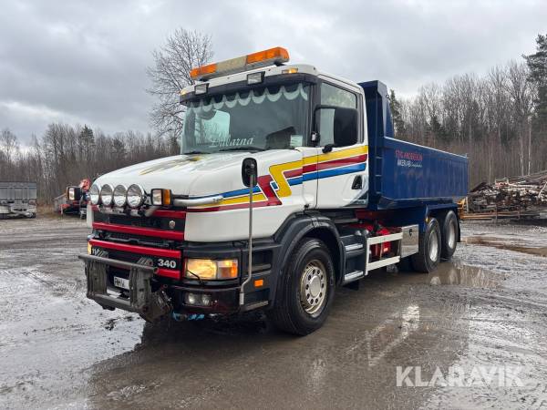 Flakbil Scania 114G 340