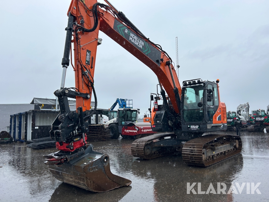 Bandgrävare Doosan DX235LCR, Mark, Klaravik auktioner