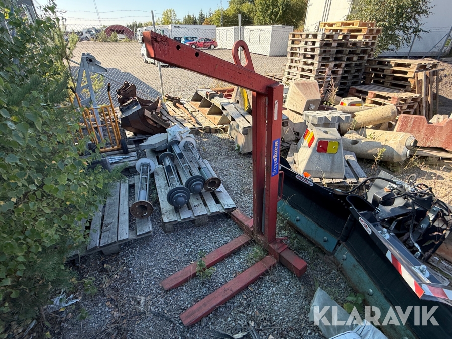 Pallyft för kran
