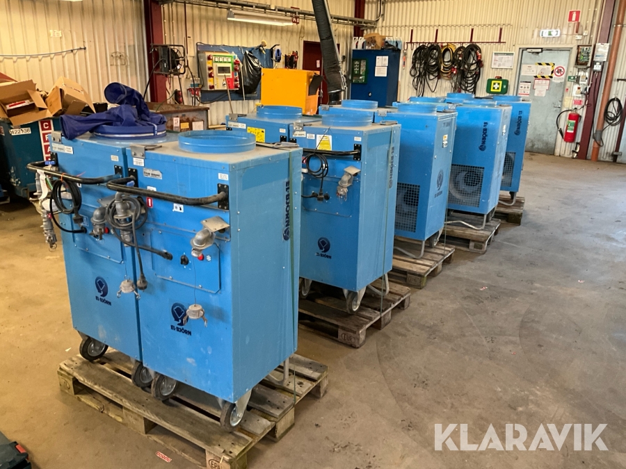 Paket med 10st hetvattenfläktar El-Björn TF30HV-F