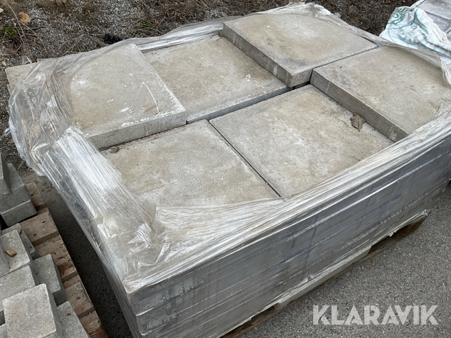 Stenplattor släta 400x400x50mm