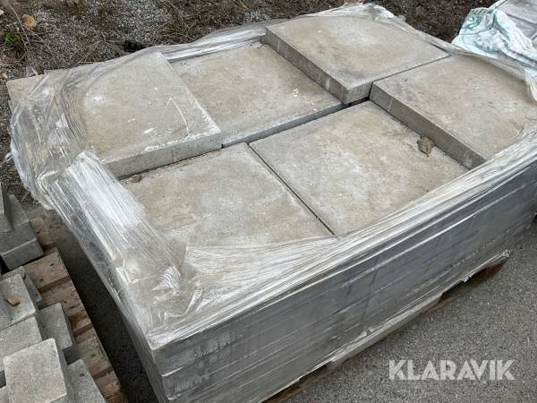 Stenplattor släta 400x400x50mm