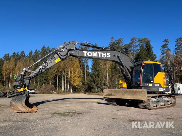 Grävmaskin Volvo ECR235EL med grävsystem & redskap