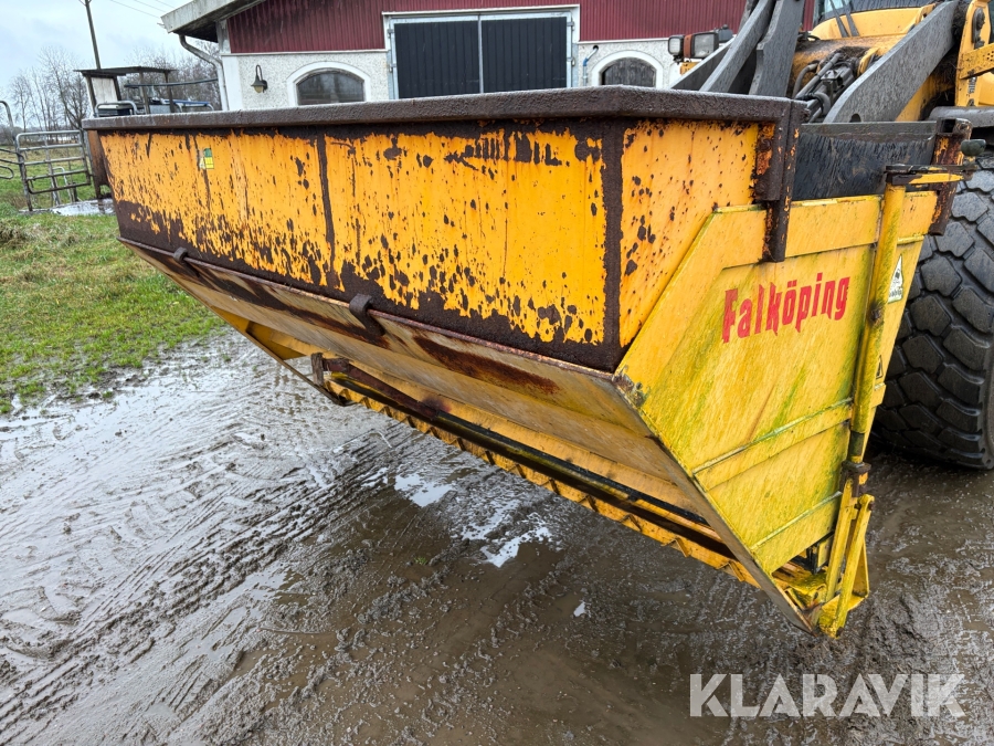 Sandspridare Falköping S-25 med stora BM-fäste